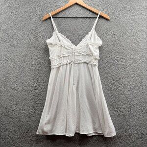 Row‎ A Sleeveless Mini Dress White S